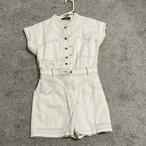 Kittenish white / cream romper size S.